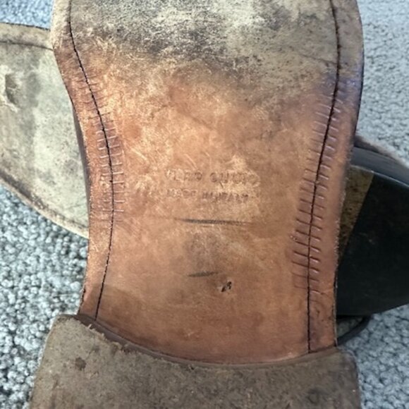 Caldoberia Coseauan Brown Leather Oxfords - Handmade in Italy - Sz. 43 - VGUC - Picture 7 of 14